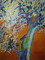 19 - Olivenbaum - Acryl - 68 x 48 cm