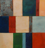 67 - Hommage an Sean Scully  - Acryl auf Holz  - 90 x 98 cm